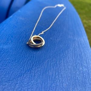 Tiffany Interlocking Pendant Necklace